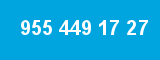 955 449 17 27